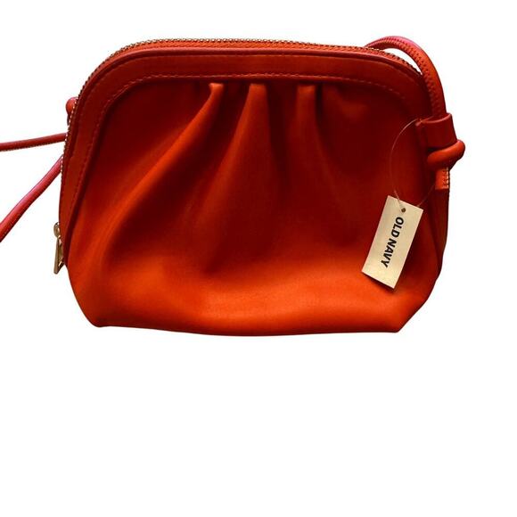 NWT Red Crossbody Bag Vegan Leather - Picture 2 of 4